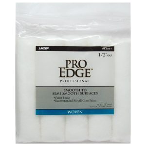 Linzer Pro Edge Woven 6 in. W X 1/2 in. Mini Paint Roller Cover 5 pk