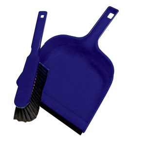 Quickie Bulldozer Plastic Handheld Dustpan and Brush Set
