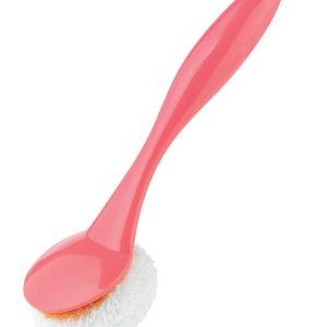 Casabella 2.5 in. W Plastic Handle Round Mesh Scrubber