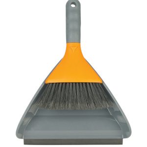 Casabella 9 in. W Soft Nylon Broom with Dustpan