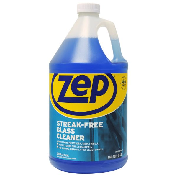 Zep No Scent Glass Cleaner 128 oz Liquid