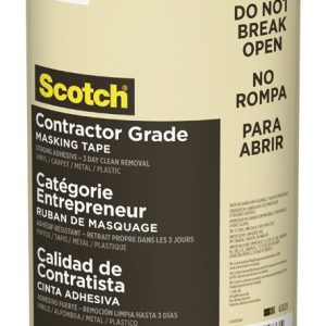 Scotch 1.41 in. W X 60 yd L Tan High Strength Masking Tape 6 pk