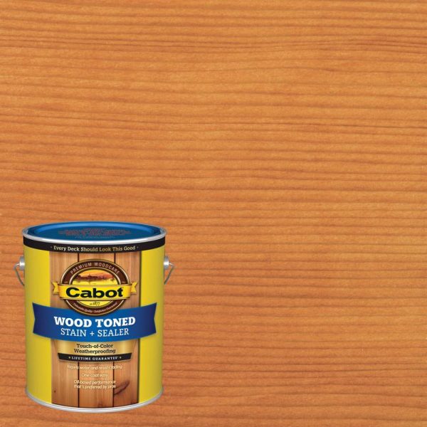 Cabot Wood Toned Transparent Pacific Redwood Oil-Based Deck and Siding Stain 1 gal