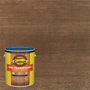 Cabot Low VOC Semi-Transparent Cordovan Leather Oil-Based Stain and Sealer 1 gal