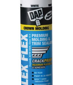 DAP Alex Flex White Acrylic Latex Interior Molding and Trim Sealant 10.1 oz
