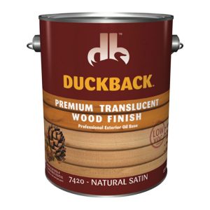 Duckback Premium Transparent Natural Satin Penetrating Oil Wood Finish 1 gal