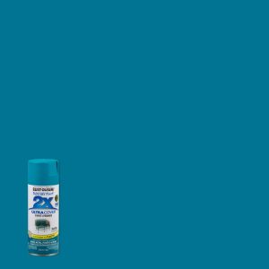 Rust-Oleum Painter's Touch 2X Ultra Cover Satin Lagoon Paint+Primer Spray Paint 12 oz