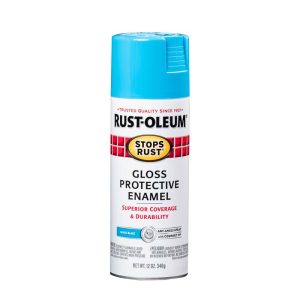 Rust-Oleum Stops Rust Gloss Maui Blue Spray Paint 12 oz