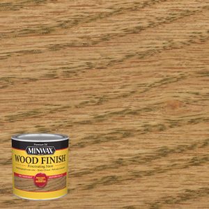 Minwax Wood Finish Semi-Transparent Weathered Oak Oil-Based Penetrating Wood Stain 0.5 pt