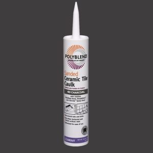 Custom Building Products Polyblend Charcoal Siliconized Acrylic Tile Caulk 10.5 oz