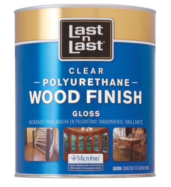 Last N Last Gloss Clear Polyurethane Wood Finish 1 qt