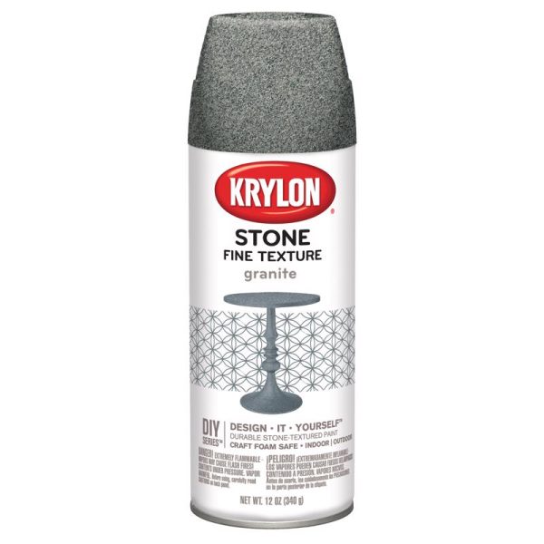 Krylon Fine Stone Texture Granite Spray Paint 12 oz