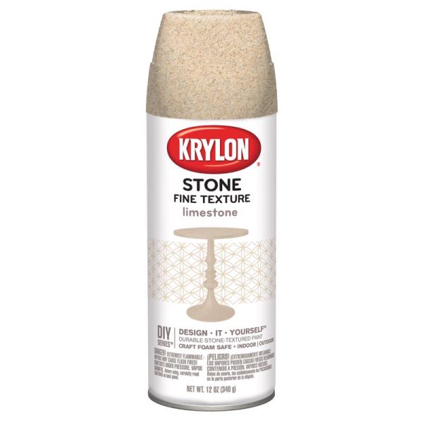 Krylon Fine Stone Texture Limestone Spray Paint 12 oz