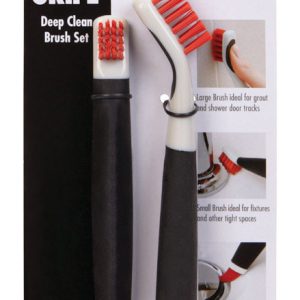 OXO Good Grips Medium Bristle Plastic/Rubber Handle Deep Clean Brush Set