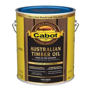 Cabot Low VOC Transparent Tintable Tintable Base Oil-Based Australian Timber Oil 1 gal