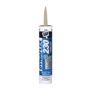 DAP Dynaflex 230 Clay Silicone Door, Trim and Window Sealant 10.1 oz