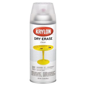 Krylon Dry Erase Clear Dry Erase Spray Paint 12 oz