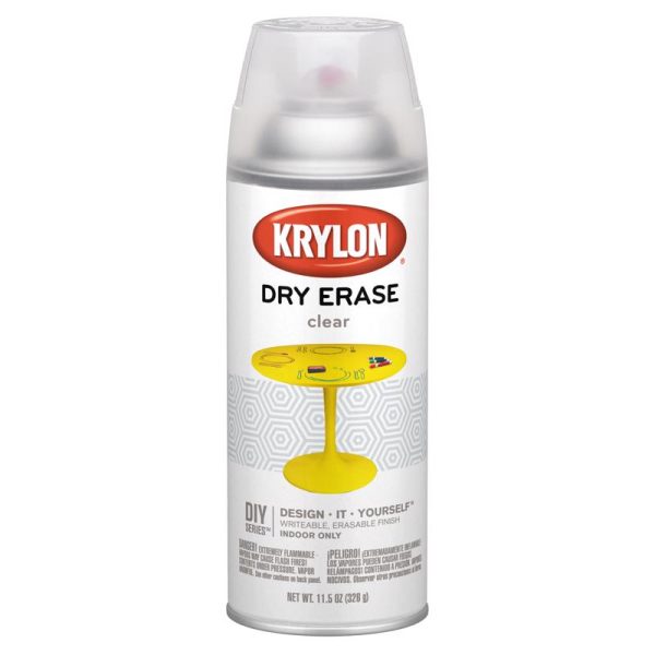 Krylon Dry Erase Clear Dry Erase Spray Paint 12 oz