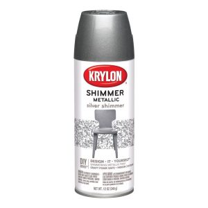 Krylon Metallic Silver Shimmer Spray Paint 11.5 oz