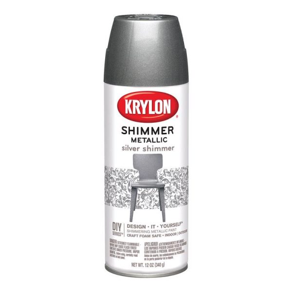 Krylon Metallic Silver Shimmer Spray Paint 11.5 oz