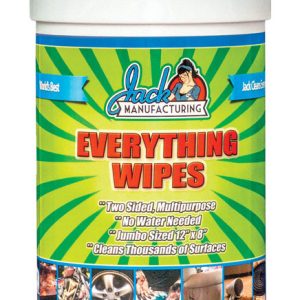Jack Cleaning Wipes 12 in. W X 8 in. L 110 pk