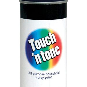 Rust-Oleum Touch n Tone Flat Black Spray Paint 10 oz