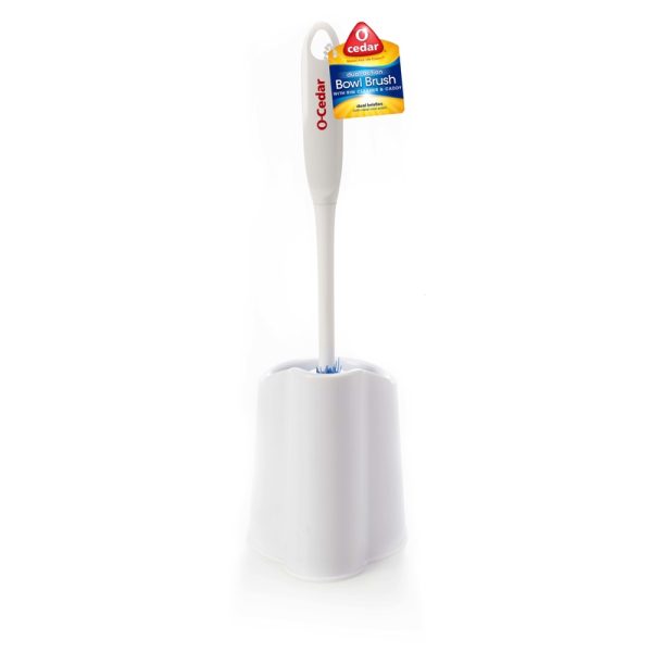 O-Cedar 3 in. W Plastic Handle Brush and Caddy