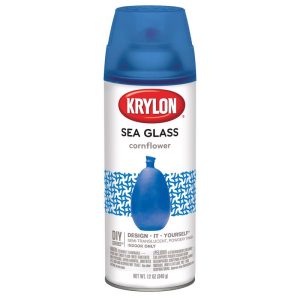 Krylon Sea Glass Semi-Translucent Cornflower Spray  Paint 12 oz