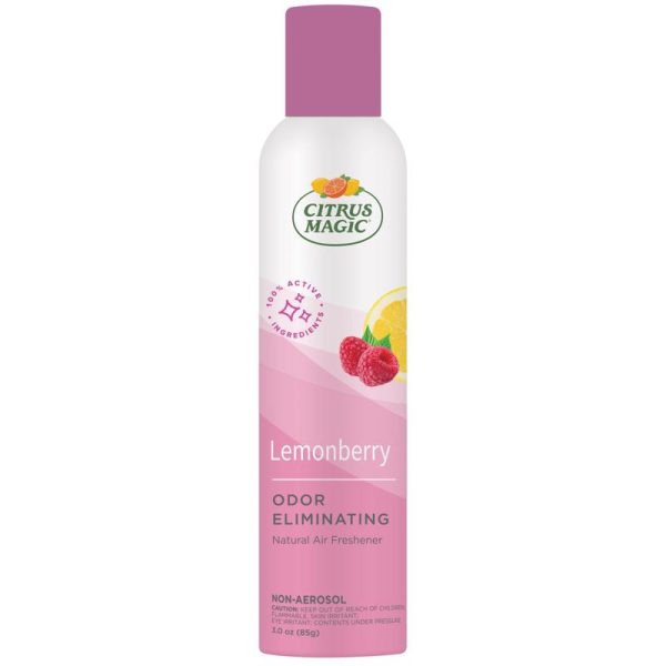 Citrus Magic Lemonberry Scent Air Freshener Spray 3 oz Aerosol