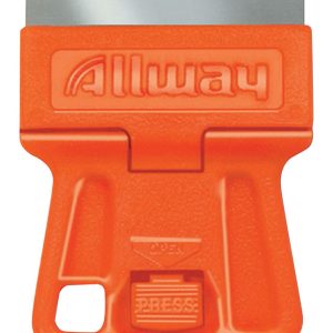 Allway 1-1/2 in. W Carbon Steel Single-Edge Glass Scraper