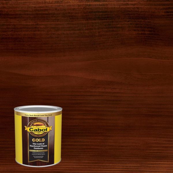 Cabot Gold Satin Moonlit Mahogany Oil-Based Deck Varnish 1 qt
