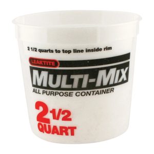 Leaktite Clear 2.5 qt Multi-Mix Container
