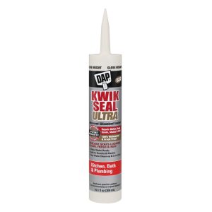 DAP Kwik Seal Ultra Biscuit Siliconized Acrylic Kitchen and Bath Sealant 10.1 oz