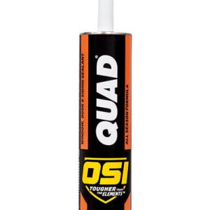 OSI Quad Gray Elastomeric Polymers Door, Siding and Window Sealant 10 oz