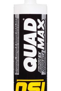 OSI Quad Max White Elastomeric Polymers Door, Siding and Window Sealant 9.5 oz