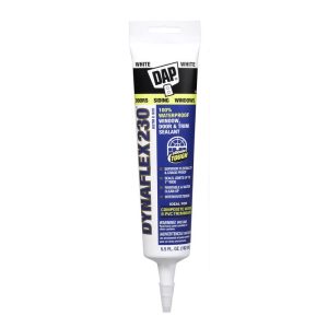 DAP Dynaflex 230 White Siliconized Acrylic Sealant 5.5 oz