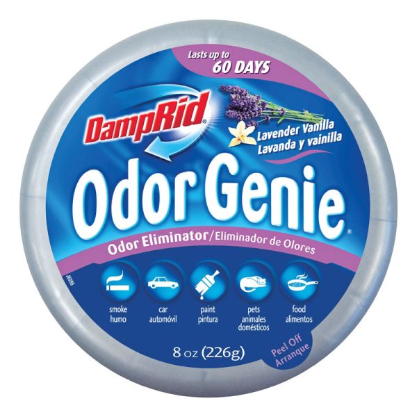 DampRid Odor Genie Lavender Vanilla Scent Odor Eliminator 8 oz Solid