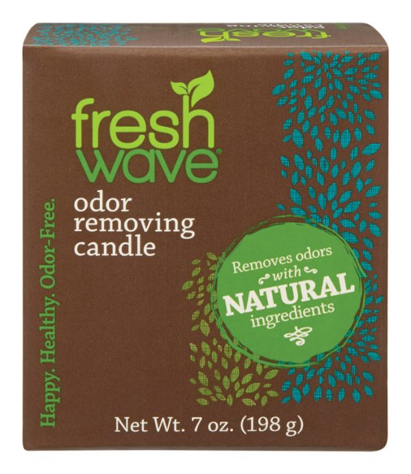 Fresh Wave Brown Odor Eliminator Scent Candle