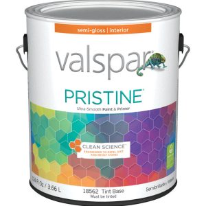 Valspar Pristine Semi-Gloss Tintable Medium Base Paint Interior 1 gal