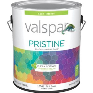 Valspar Pristine Satin Medium Base Paint and Primer Interior 1 gal