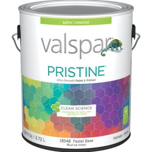 Valspar Pristine Satin Pastel Base Paint and Primer Interior 1 gal