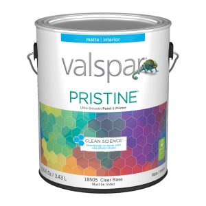 Valspar Pristine Flat Tintable Clear Base Paint Interior 1 gal