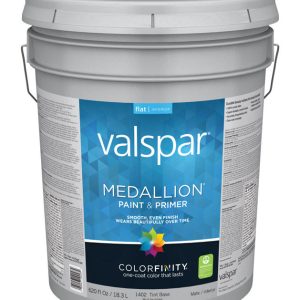 Valspar Medallion Flat Tintable Tint Base Paint Interior 5 gal
