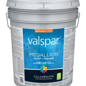 Valspar Medallion Semi-Gloss Tintable Tint Base Paint Interior 5 gal
