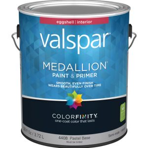 Valspar Medallion Eggshell Pastel Base Paint and Primer Interior 1 gal