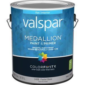 Valspar Medallion Flat Pastel Base Paint Interior 1 gal