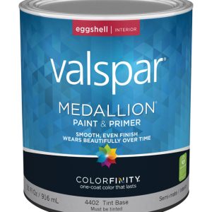 Valspar Medallion Eggshell Tint Base Paint and Primer Interior 1 qt