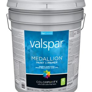 Valspar Medallion Flat Tintable Clear Base Paint Interior 5 gal