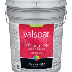 Valspar Medallion Satin Tintable Tint Base Paint Exterior 5 gal