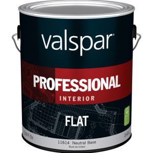 Valspar Professional Flat Tintable Neutral Base Paint Interior 1 gal